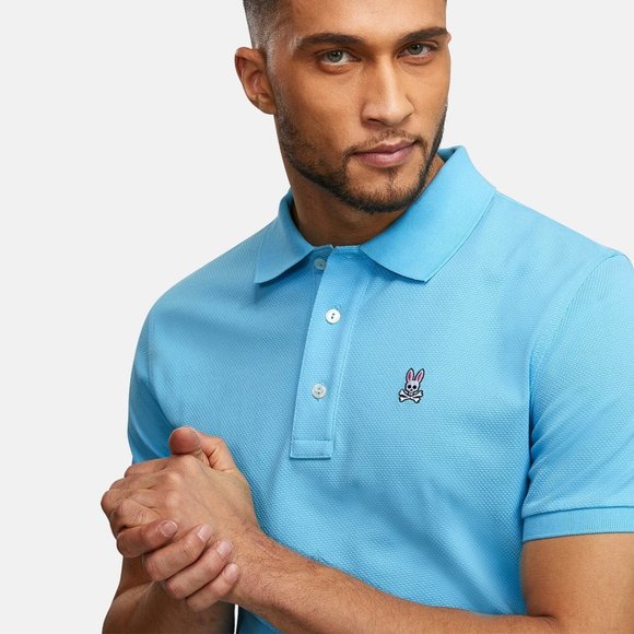 Psycho Bunny Other - Psycho Bunny Men's Chiltern Polo Shirt in Curacao
